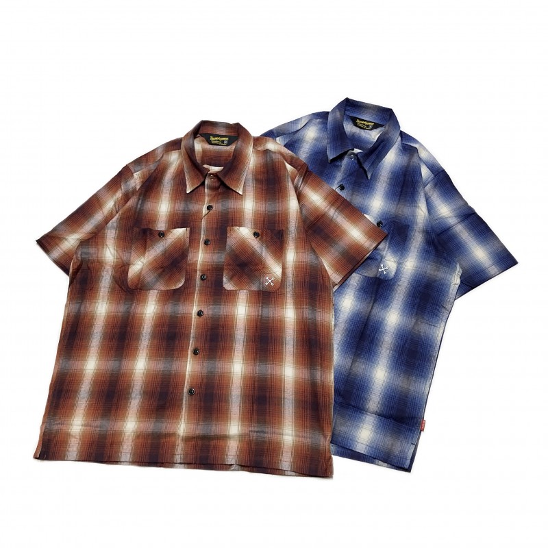 BLUCO "OMBRE CHECK SHIRTS"
