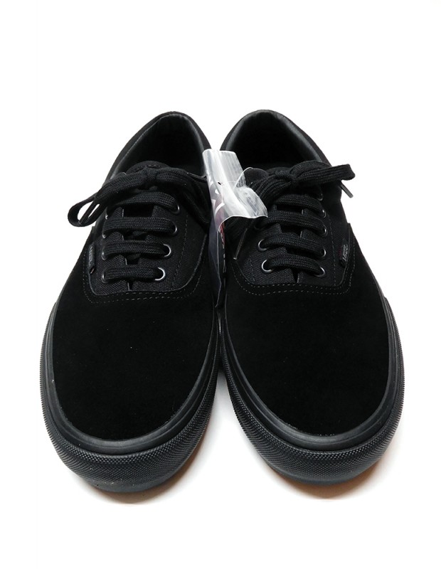 Vans era pro black on sale suede