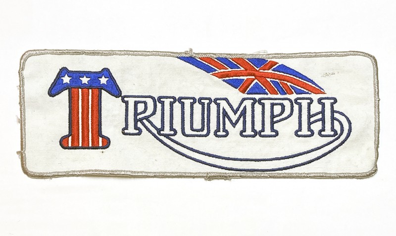 USED&VINTAGE ITEM "70'S TRIUMPH USED PATCH"