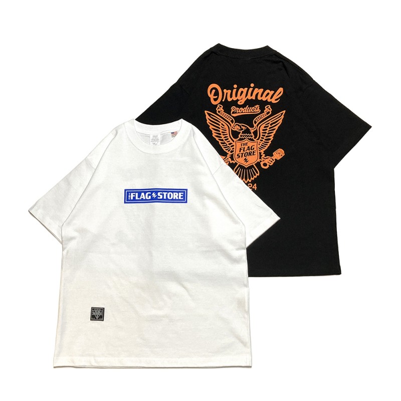 FLAG STORE "BOX LOGO S/S TEE"  US 100% COTTON BODY