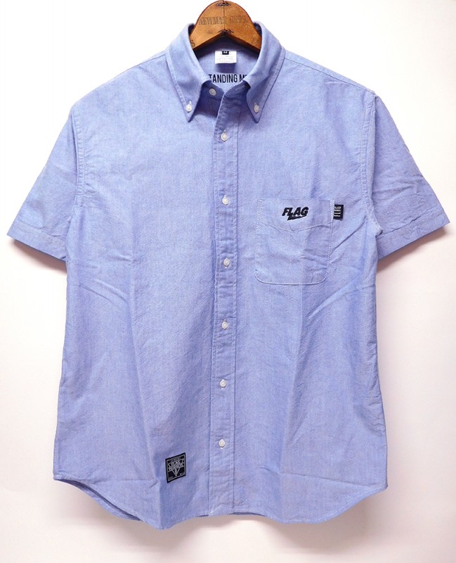 FLAG STORE "THUNDER" S/S OX FORD SHIRTS