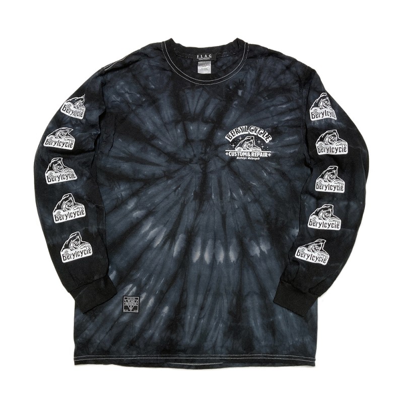 FLAG STORE "BERYL CYCLE 死神 TIEDYE L/S TEE"