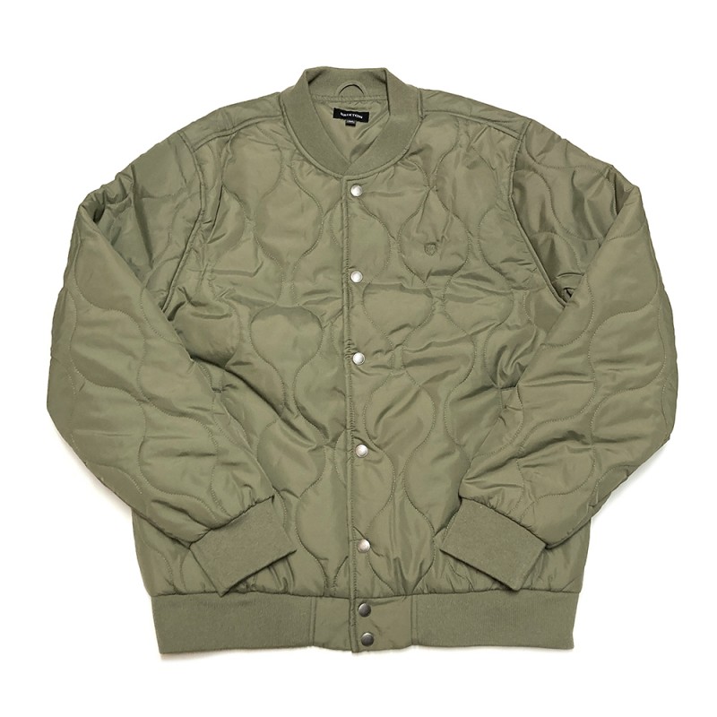 BRIXTON "QUILTED BOMBER JACKET"